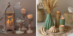 دکوری ست رومیزی شیک و باکلاس با طرح جدید برای پذیرایی
