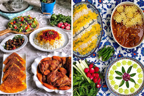 نحوه چیدن سفره غذا روی زمین کانال تزیین سفره غذا تزیین سفره غذا با وسایل ساده تزیین سفره غذا برای مهمان سفره شام مهمانی روی زمین مدل سفره غذا