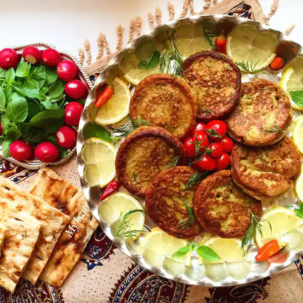 مدل تزیین سفره غذا