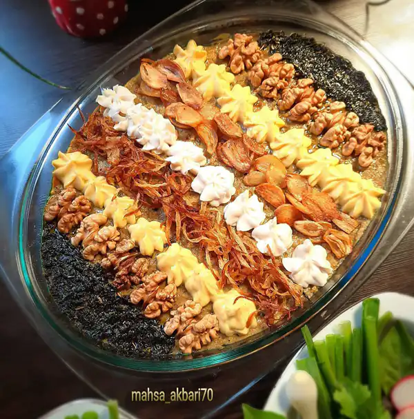 مدل تزیین سفره غذا