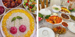 سفره آرایی میز شام ایرانی در اینستاگرام + چیدمان میز شام