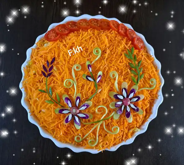 آموزش سفره آرایی سالاد