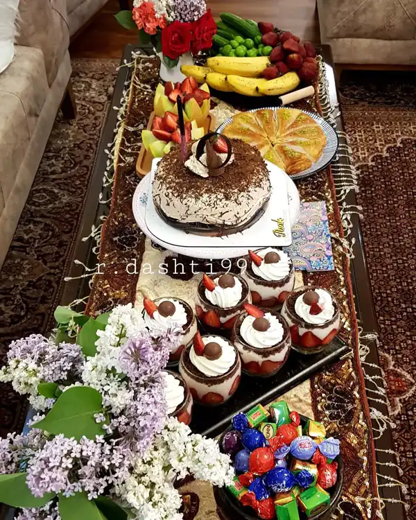 عکس میز عصرانه