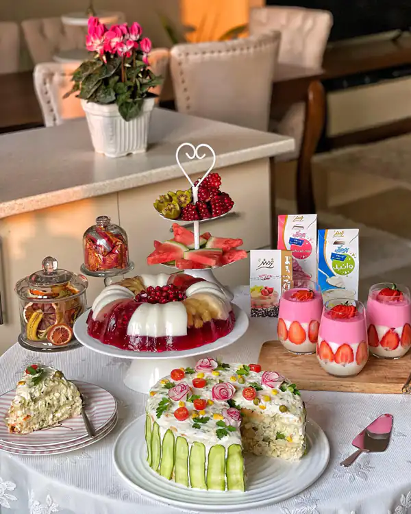 عکس میز عصرانه