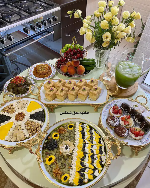 عکس میز عصرانه