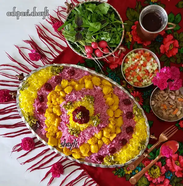 عکس تزیین غذا