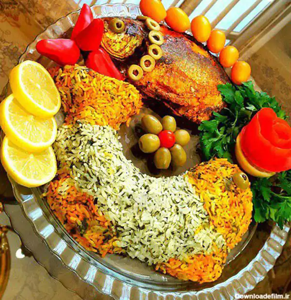 عکس تزیین غذا