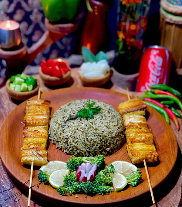 عکس تزیین غذا