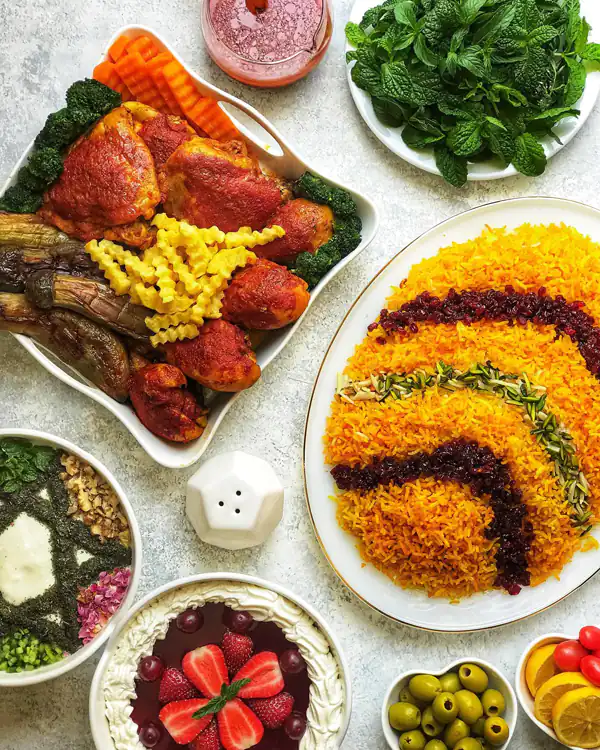 چیدن میز شام