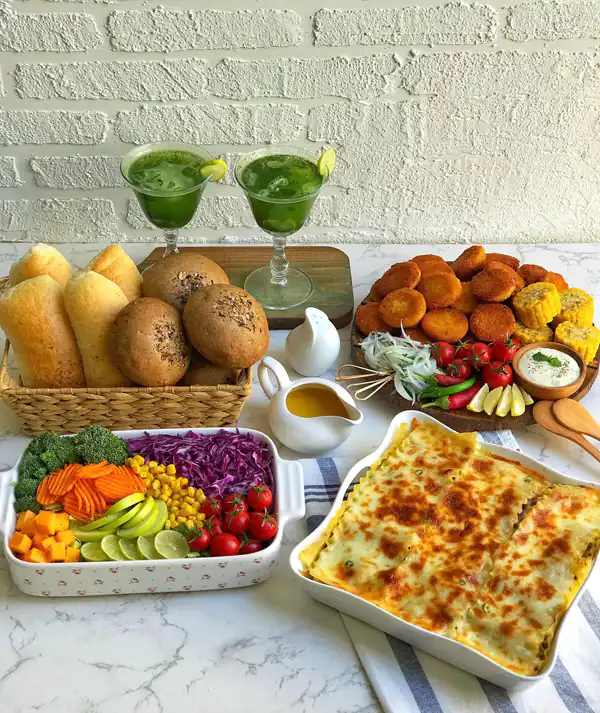 چیدن میز شام