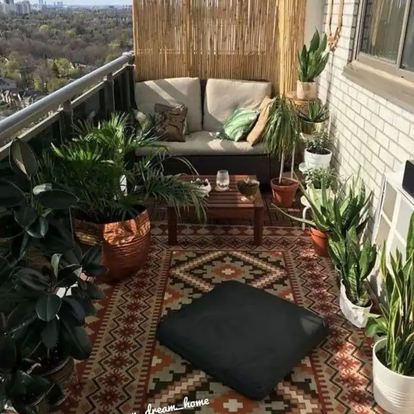 چیدمان تراس ایرانی