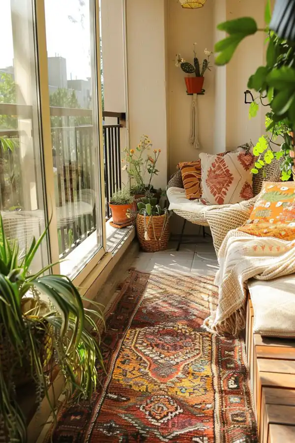 چیدمان تراس ایرانی