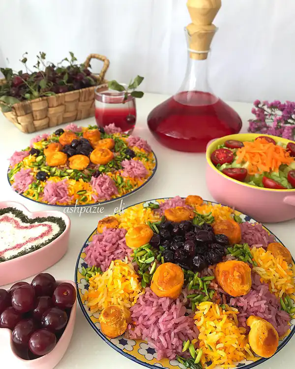 میز غذای شام