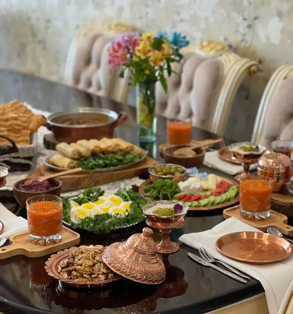 میز صبحانه ایرانی