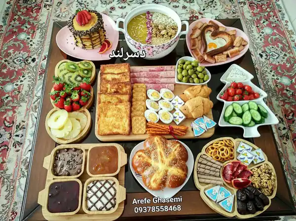 میز صبحانه ایرانی