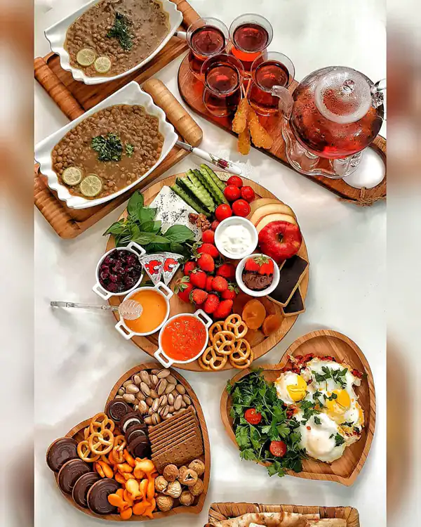 میز صبحانه ایرانی