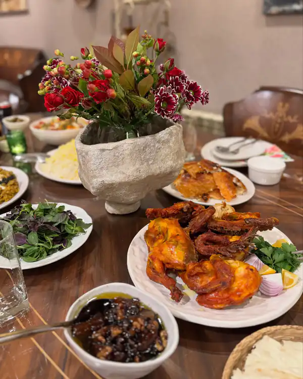 سفره ارایی برای پاگشای عروس