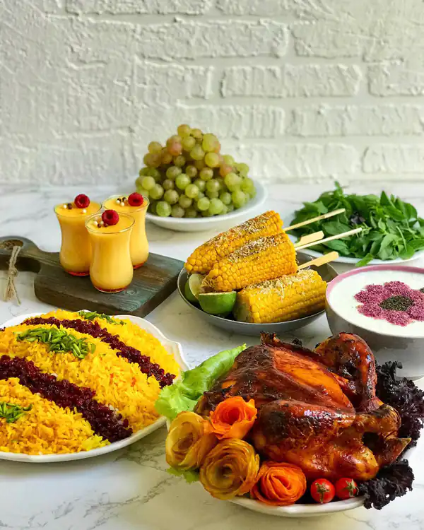 سفره ارایی برای پاگشای عروس