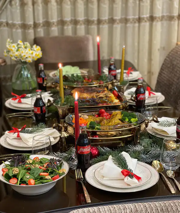سفره ارایی برای پاگشای عروس