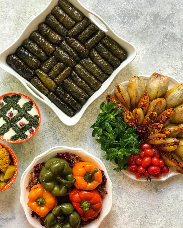 عکس میز شام لاکچری