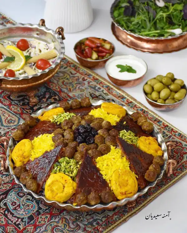 عکس میز شام مجلل