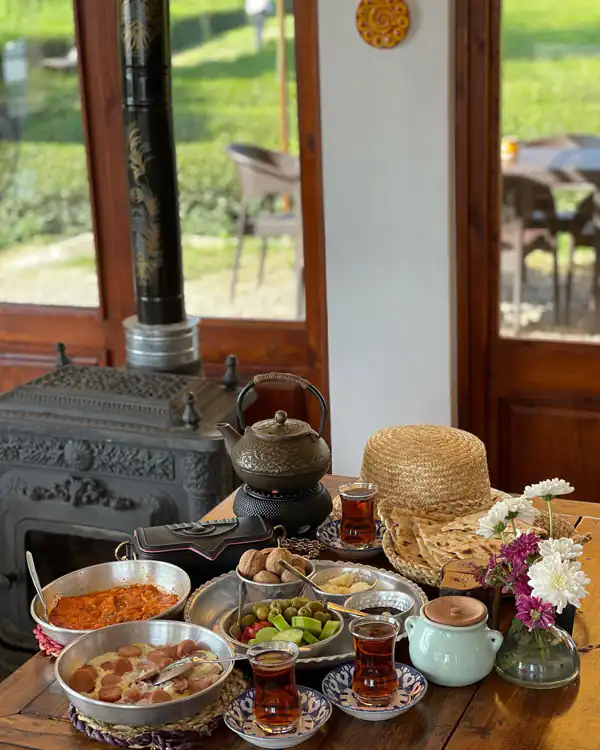 عکس میز صبحانه