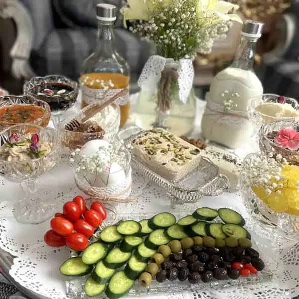 عکس میز صبحانه