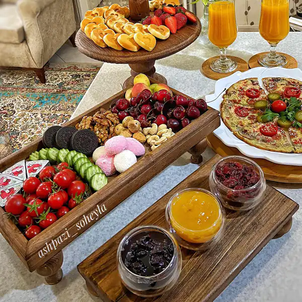 عکس میز صبحانه