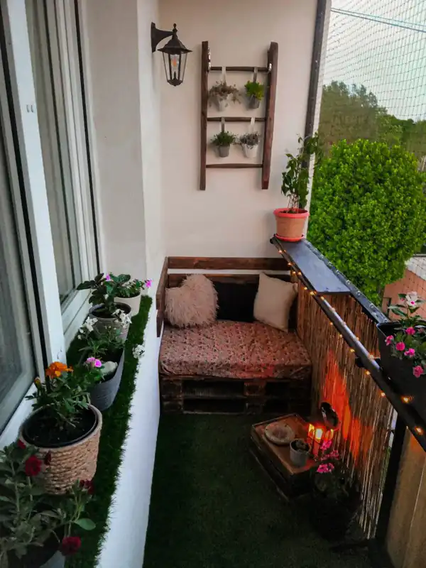 چیدمان تراس مدرن