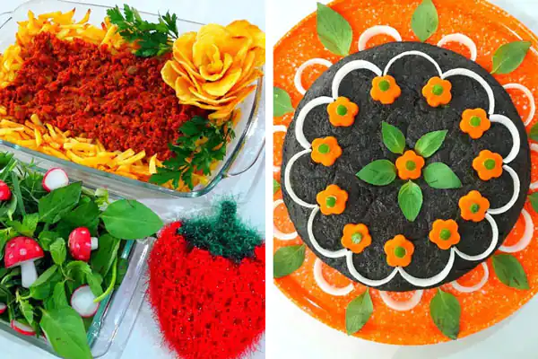 دیزاین بشقاب غذا دیزاین غذای رستورانی زیباترین تزیین غذا تزیین غذا برای مدرسه تزیین غذا برای مهمانی تزیین بشقاب غذا با سبزیجات
