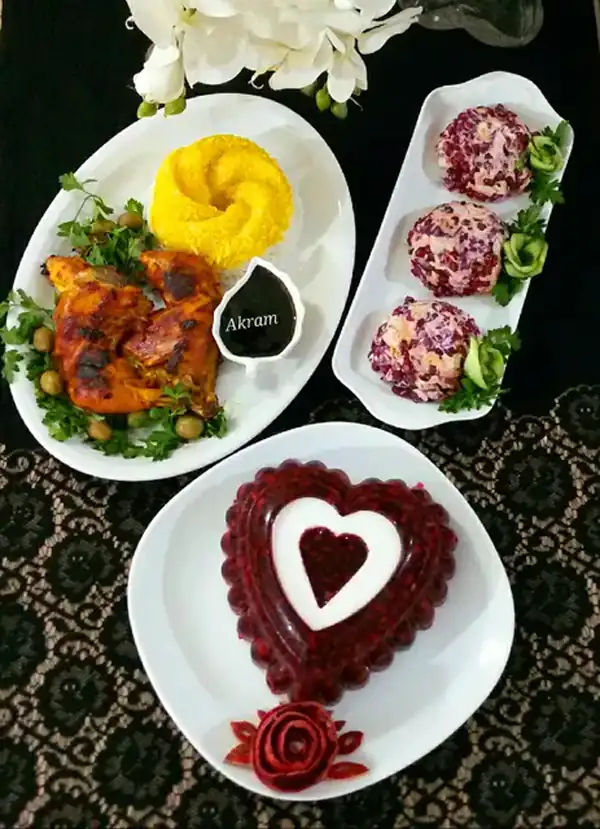 دیزاین انواع غذا و سالاد