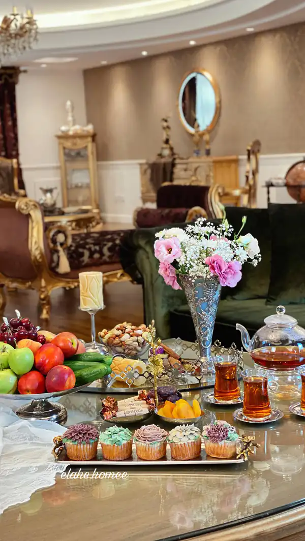 میز عصرانه دورهمی