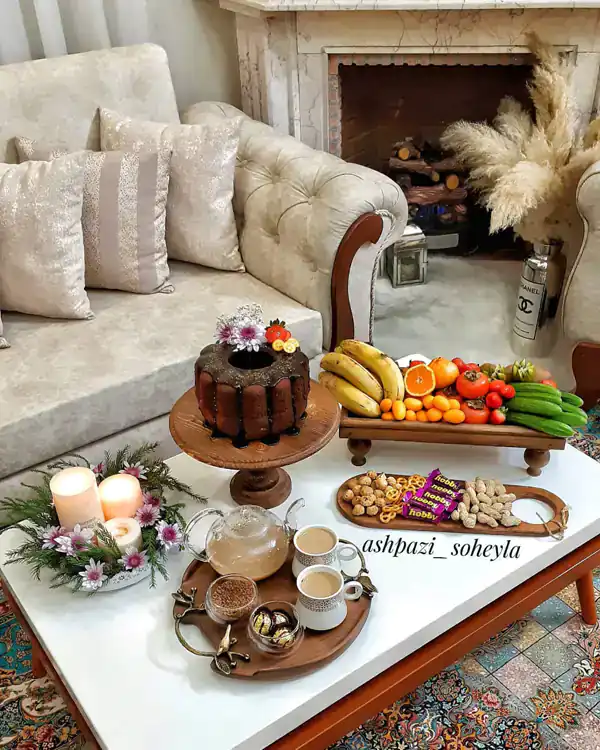 میز عصرانه مهمانی
