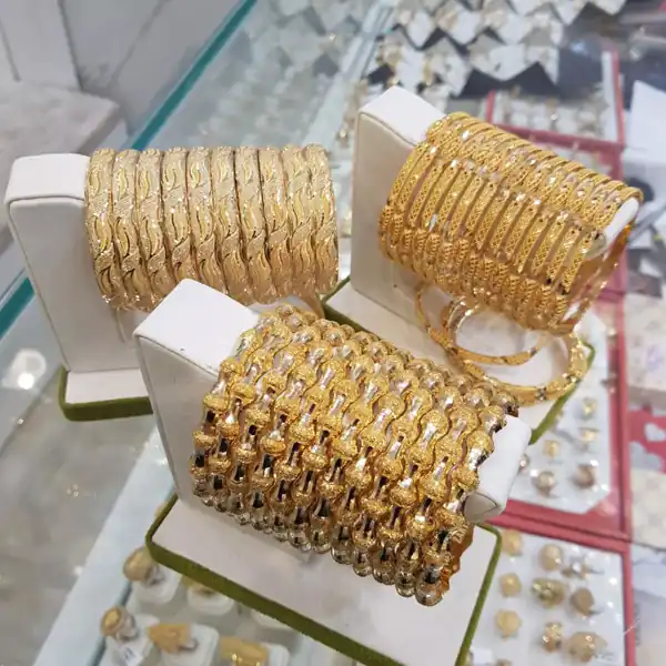 مدل النگو طلا استخوانی