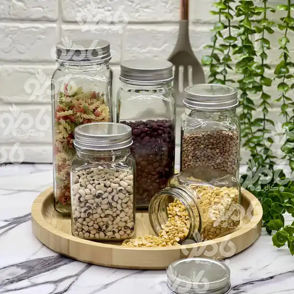 مدل جا حبوباتی شیشه ای