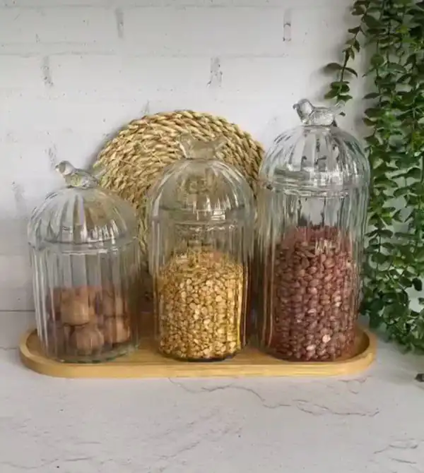 مدل جا حبوباتی شیشه ای