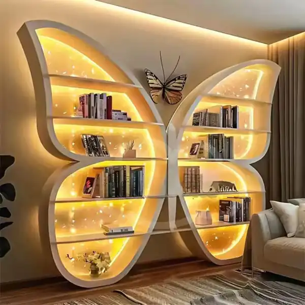 مدل کتابخانه برای پذیرایی