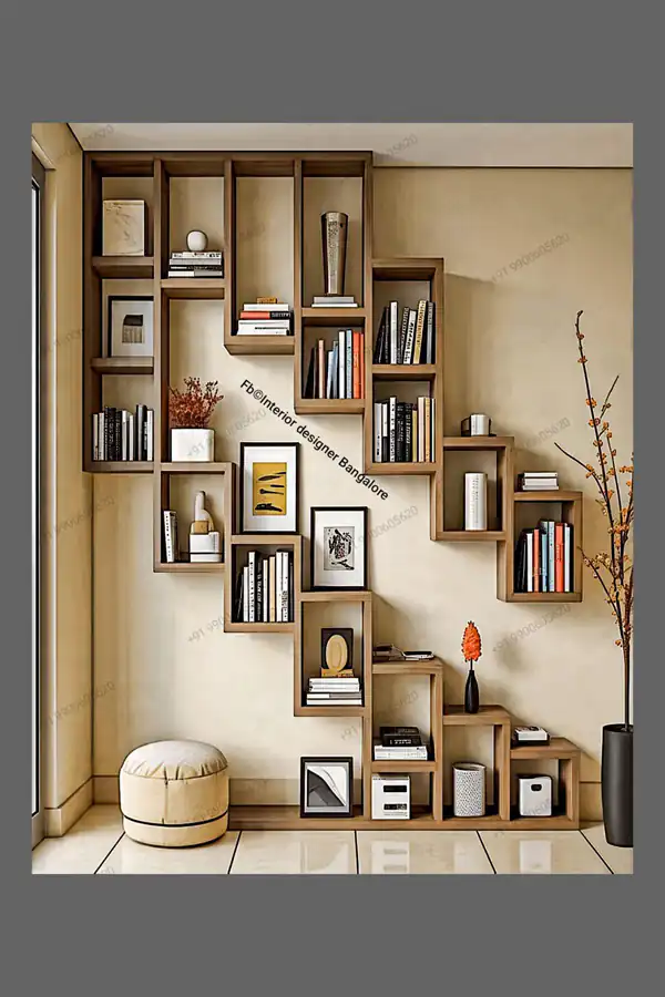 مدل کتابخانه برای پذیرایی