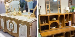 مدل کنسول بوفه ای چوبی و شیک برای جهیزیه عروس