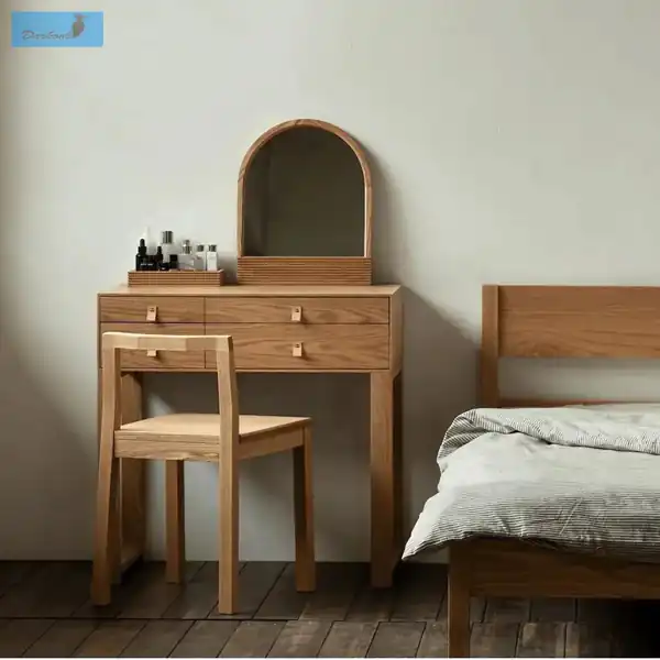 مدل میز آرایش چوبی کوچک