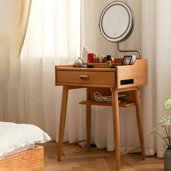 مدل میز آرایش چوبی کوچک