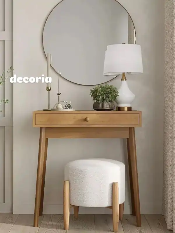 مدل میز آرایش چوبی کوچک