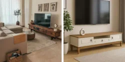 مدل میز تلویزیون لاکچری با طرح های ساده امسال