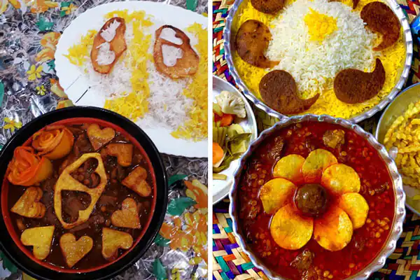 عکس خورشت قیمه با برنج تزیین خورشت قیمه ساده تزیین خورشت قیمه مجلسی عکس خورشت قیمه خانگی تزیین خورشت مرغ برای مهمانی
