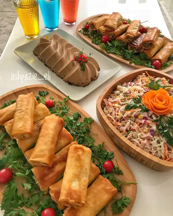تزیین میز غذا