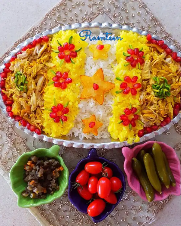 تزیین سفره آرایی میز شام