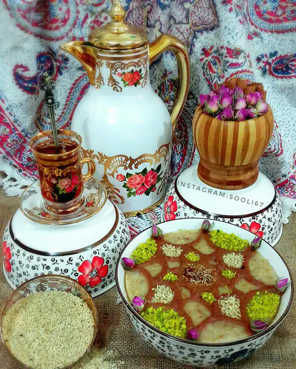 انواع تزیین حلیم