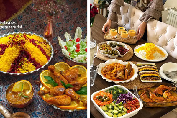 چیدمان میز شام سلف سرویس میز شام لاکچری میز شام ساده و شیک عکس میز شام لاکچری خارجی چیدمان میز پذیرایی مهمان تزیین میز مهمانی ساده