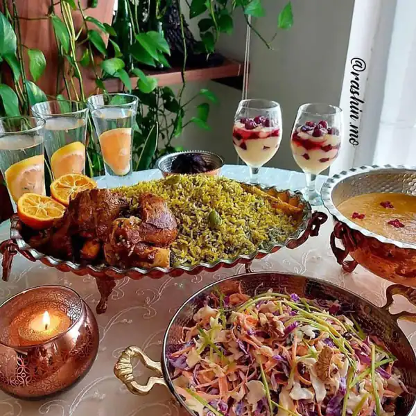 چیدن میز شام مجلسی