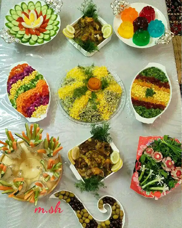 چیدن میز شام مجلسی